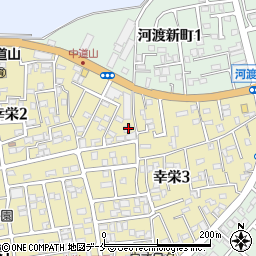 新潟県新潟市東区幸栄2丁目23-25周辺の地図