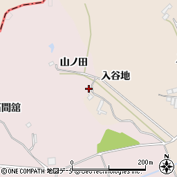 宮城県伊具郡丸森町舘矢間松掛山ノ田周辺の地図