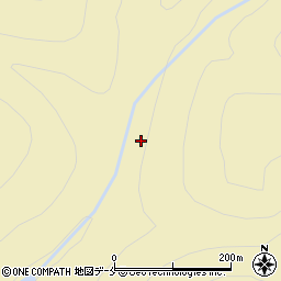 大深谷沢周辺の地図