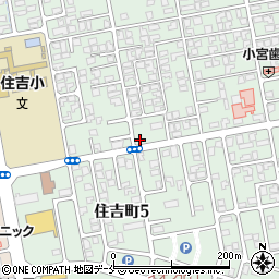 セブンイレブン新発田住吉５丁目店周辺の地図