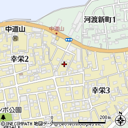 新潟県新潟市東区幸栄2丁目22周辺の地図