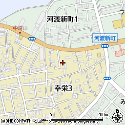 新潟県新潟市東区幸栄3丁目9周辺の地図