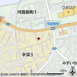 新潟県新潟市東区幸栄3丁目10-3周辺の地図