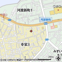 新潟県新潟市東区幸栄3丁目9-28周辺の地図