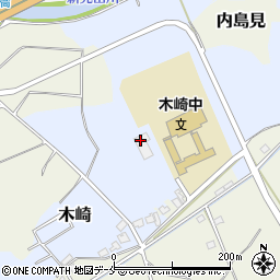 新潟市役所コミュニティセンター　木崎コミュニティセンター周辺の地図