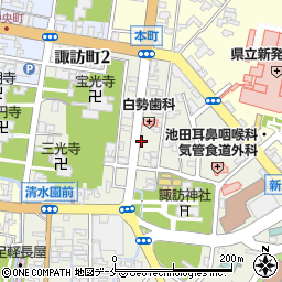 伊花土地家屋調査士事務所周辺の地図