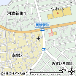 新潟県新潟市東区幸栄3丁目10-27周辺の地図