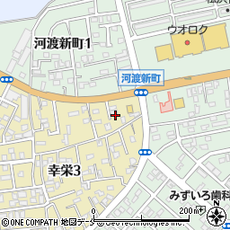 新潟県新潟市東区幸栄3丁目10周辺の地図