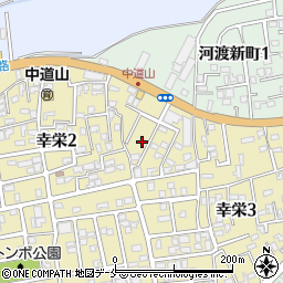 新潟県新潟市東区幸栄2丁目21周辺の地図