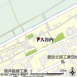 新潟県新潟市北区下大谷内326-1周辺の地図