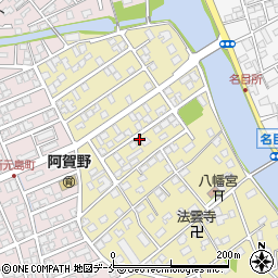 新潟県新潟市北区西名目所周辺の地図