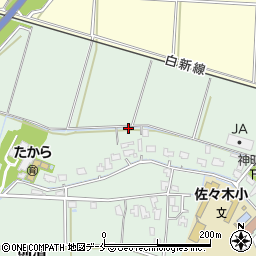新潟県新発田市則清周辺の地図