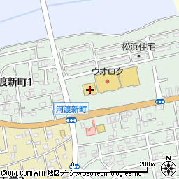 ドラッグトップス　河渡新町店周辺の地図