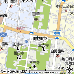 諏訪町たまり駅周辺の地図