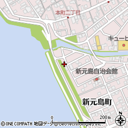 ウッドベアー新元島周辺の地図