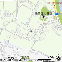 新潟県新発田市岡田1406-2周辺の地図