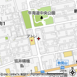株式会社下越道路新潟営業所周辺の地図