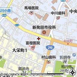 新発田信用金庫本店営業部周辺の地図