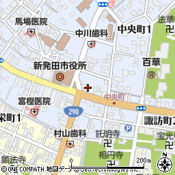 第四北越銀行新発田支店周辺の地図