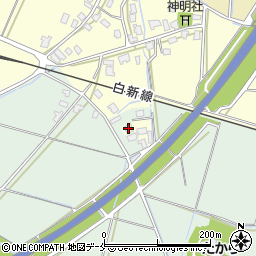 新潟県新発田市上中沢278周辺の地図