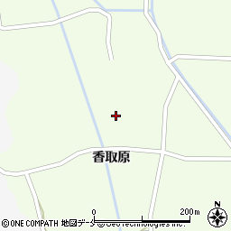 宮城県角田市尾山香取原周辺の地図