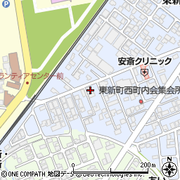 ほんま商店　新発田東新町店周辺の地図