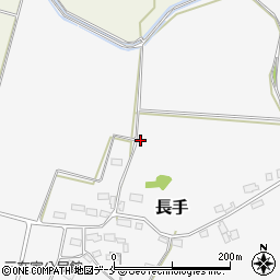 山形県米沢市長手押出周辺の地図