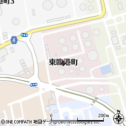 新潟県新潟市東区東臨港町周辺の地図