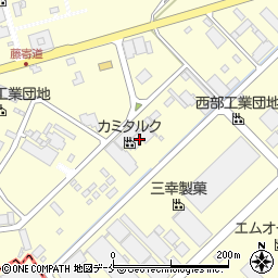 カミタルク新潟東港工場周辺の地図
