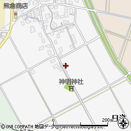 新潟県新発田市日渡324周辺の地図