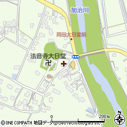 新潟県新発田市岡田1368周辺の地図