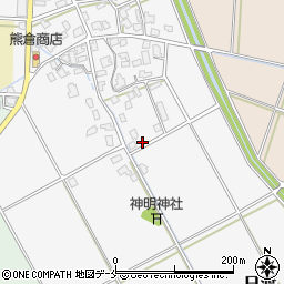 新潟県新発田市日渡322周辺の地図
