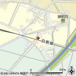 新潟県新発田市上中沢290周辺の地図