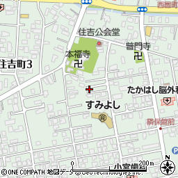 新潟県新発田市住吉町2丁目8周辺の地図