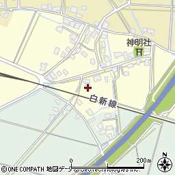 新潟県新発田市上中沢294周辺の地図