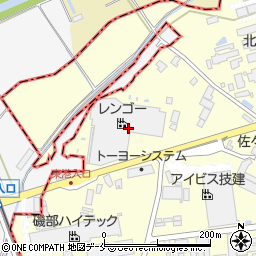レンゴー株式会社新潟工場周辺の地図