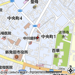 新発田警察署周辺の地図