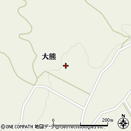 宮城県白石市小原大熊54周辺の地図