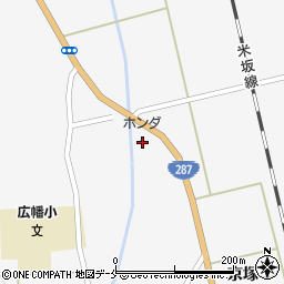 山形県米沢市広幡町大沢2738-1周辺の地図
