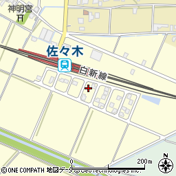 新潟県新発田市上中沢426周辺の地図