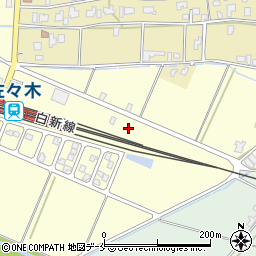 新潟県新発田市上中沢391-1周辺の地図