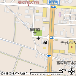 オリックスレンタカー新発田店周辺の地図