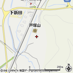山形県米沢市上新田松原台周辺の地図