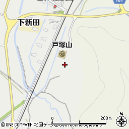 山形県米沢市上新田（松原台）周辺の地図