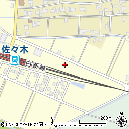 新潟県新発田市上中沢390-3周辺の地図