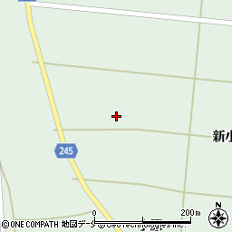 宮城県角田市枝野北小原周辺の地図