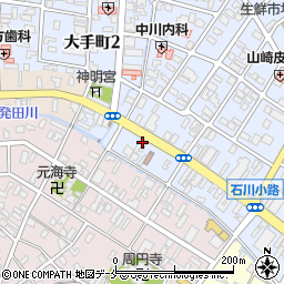 新発田市専門店　協同組合周辺の地図
