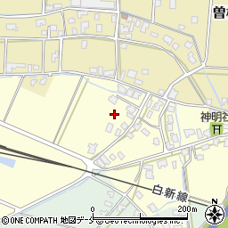 新潟県新発田市上中沢342周辺の地図