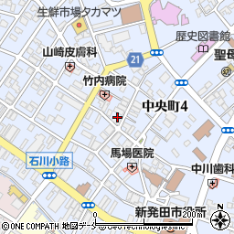 ＮＰＣ２４Ｈ新発田中央町４丁目パーキング周辺の地図