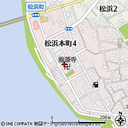 松樹会松浜保育園周辺の地図